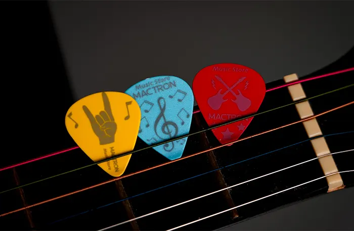 Laser Engrave Guitar Pick